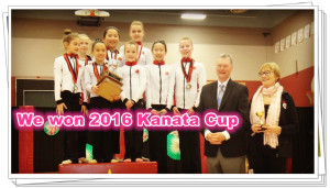 We won Kanata Cup 2016